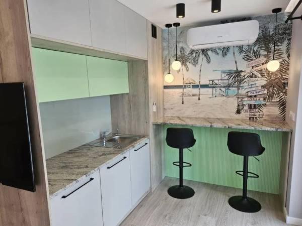 Apartament Z Widokiem Na Morze I Port Mrzeżyno 外观 照片